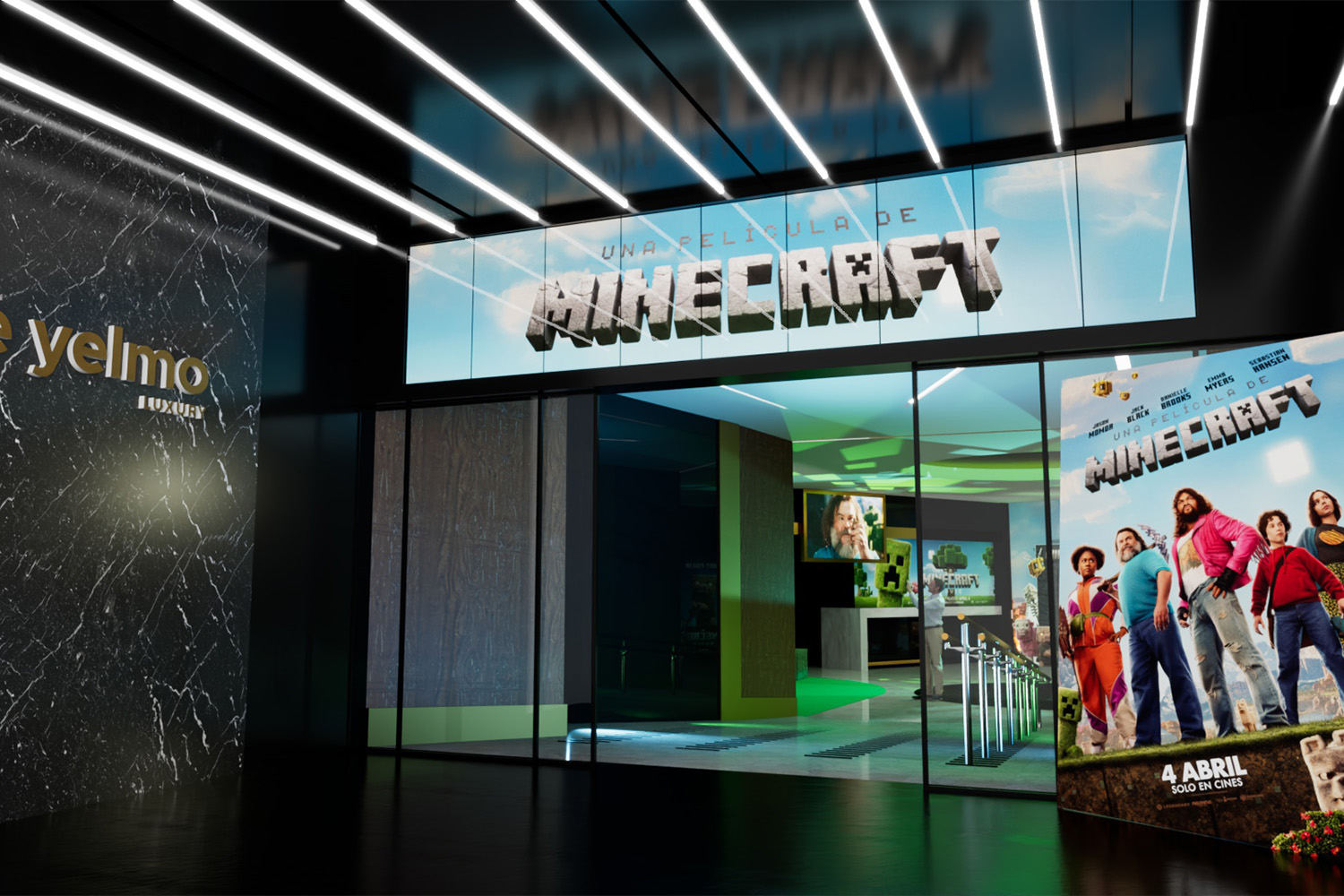 Render para la premiere Minecraft 7