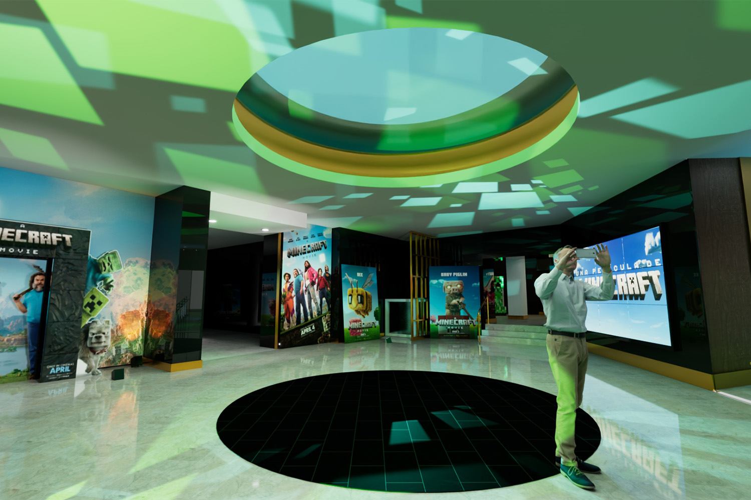 Render para la premiere Minecraft 4